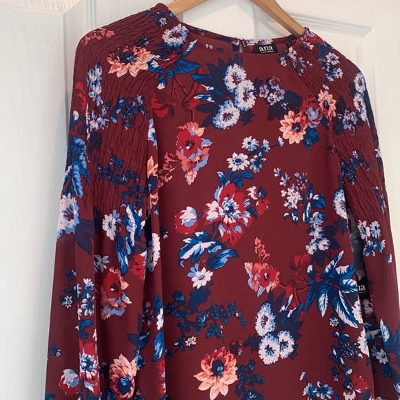 Ana Long Sleeve Floral Top size XS NWT - Picture 3 of 9